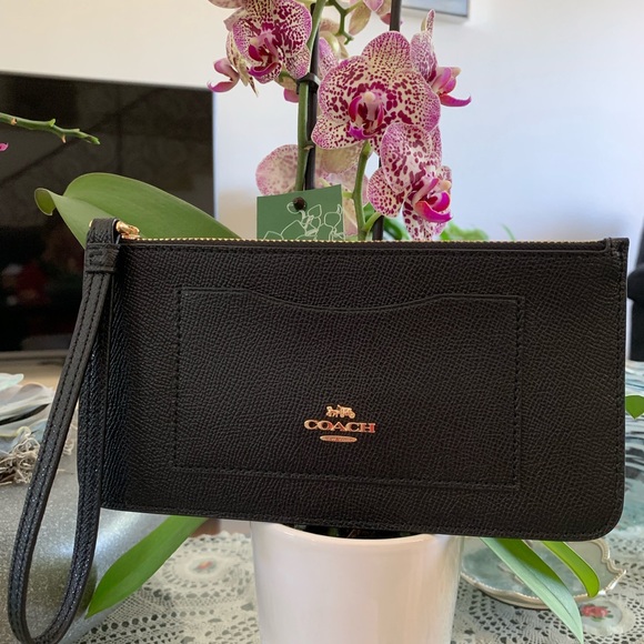 Coach wallet Crossgrain Leather Zip Top Wristlet - Picture 4 of 8